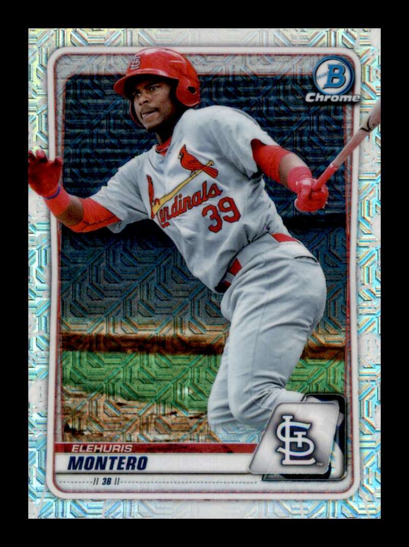 Load image into Gallery viewer, 2020 Bowman Chrome Prospects Mojo Refractor Elehuris Montero #BCP-171 Cardinals Image 1
