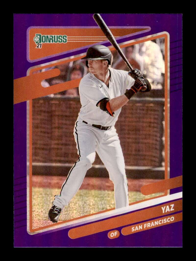 Load image into Gallery viewer, 2021 Donruss Holo Purple Nickname Yaz Mike Yastrzemski #67 San Francisco Giants Image 1
