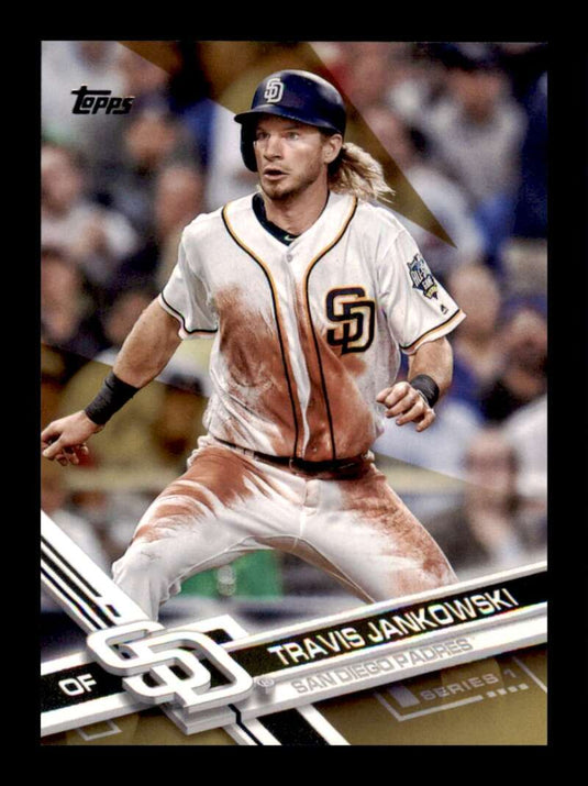 2017 Topps Gold Travis Jankowski 