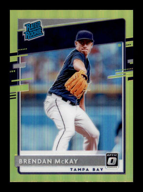 2020 Donruss Optic Lime Green Prizm Brendan McKay 