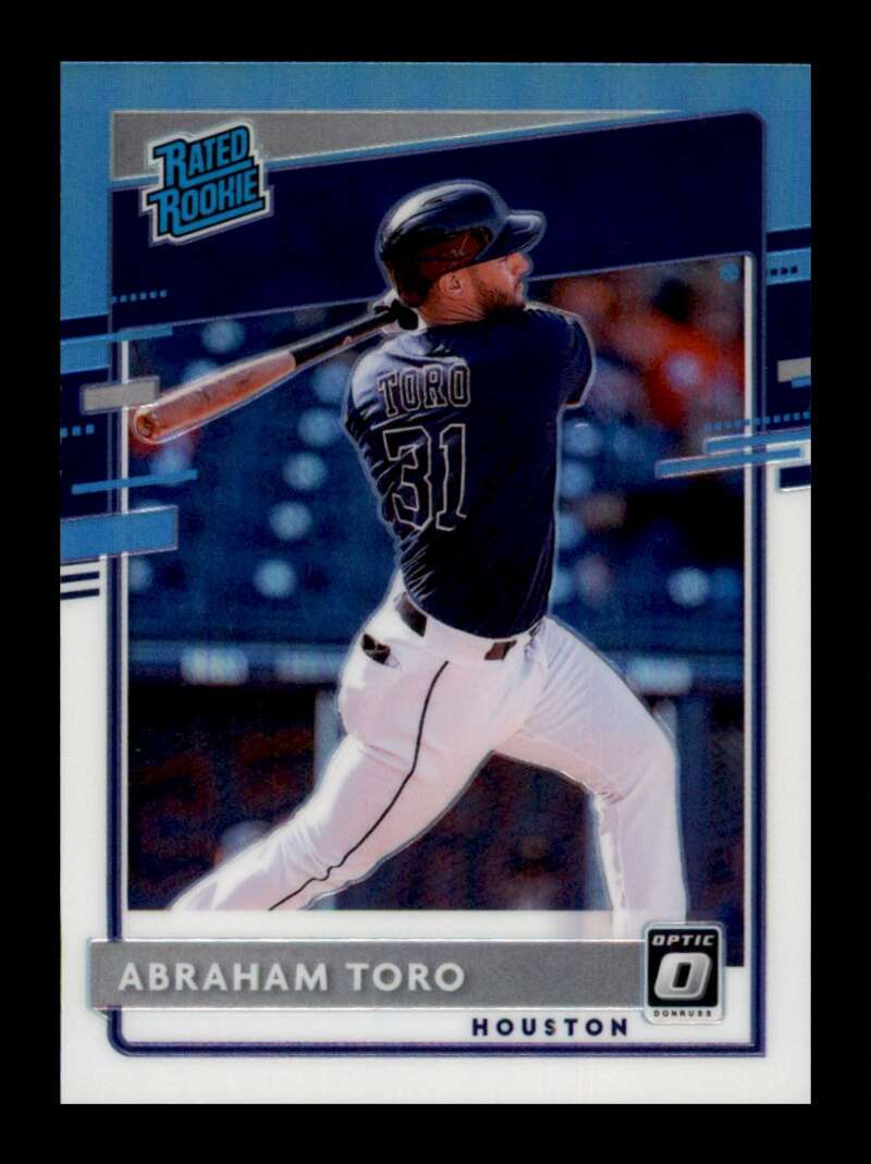 Load image into Gallery viewer, 2020 Donruss Optic Carolina Blue &amp; White Prizm Abraham Toro #68 Rookie RC Image 1
