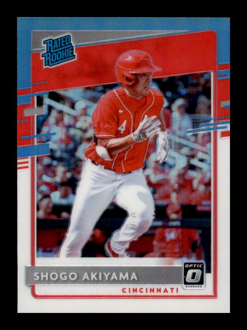 Load image into Gallery viewer, 2020 Donruss Optic Carolina Blue &amp; White Prizm Shogo Akiyama #96 Rookie RC Image 1
