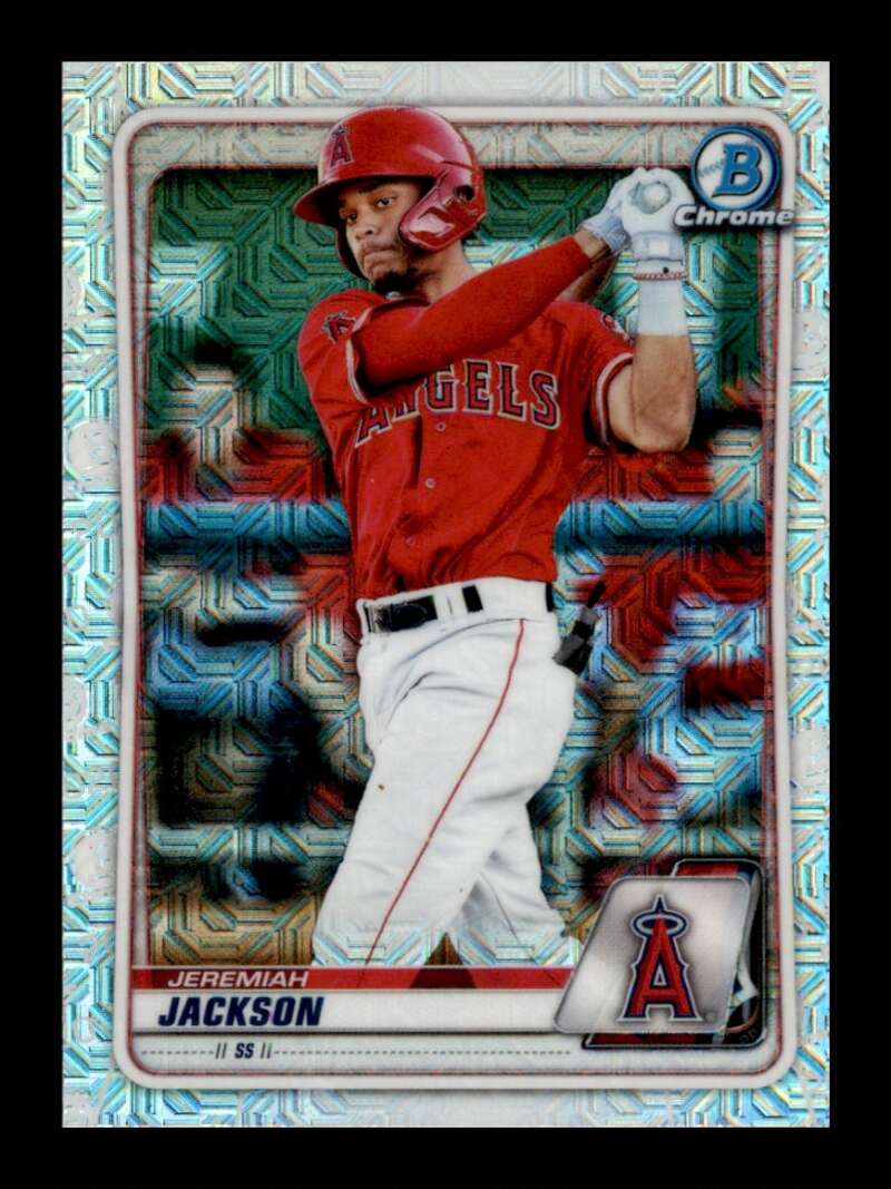 Load image into Gallery viewer, 2020 Bowman Chrome Prospects Mojo Refractor Jeremiah Jackson #BCP-244 Angels Image 1
