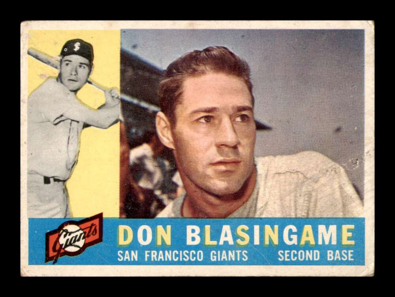 Load image into Gallery viewer, 1960 Topps Don Blasingame #397 Low Grade San Francisco Giants Image 1
