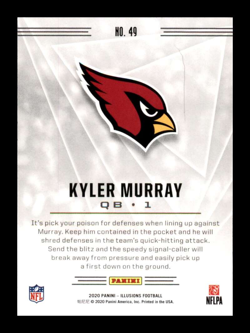 Load image into Gallery viewer, 2020 Panini Illusions Kyler Murray #49 Arizona Cardinals Image 2
