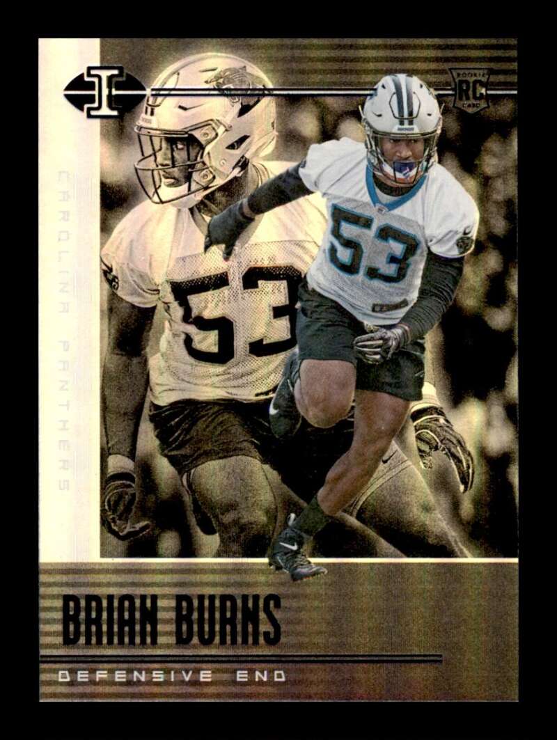 Load image into Gallery viewer, 2019 Panini Illusions Brian Burns #40 Rookie RC Carolina Panthers Image 1
