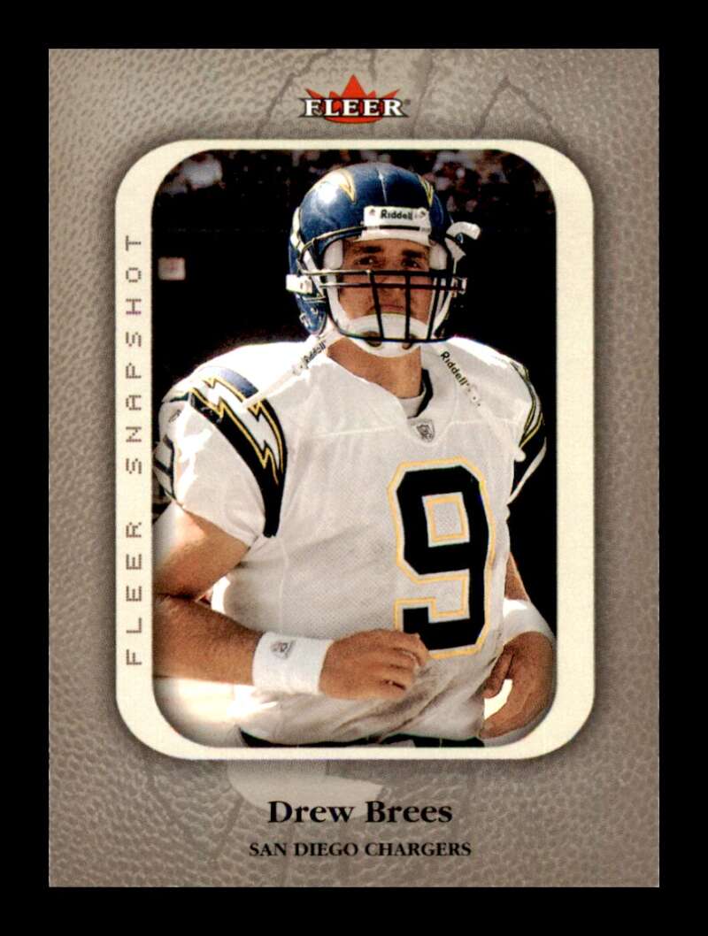 Load image into Gallery viewer, 2003 Fleer Snapshot Drew Brees #43 San Diego Chargers Image 1
