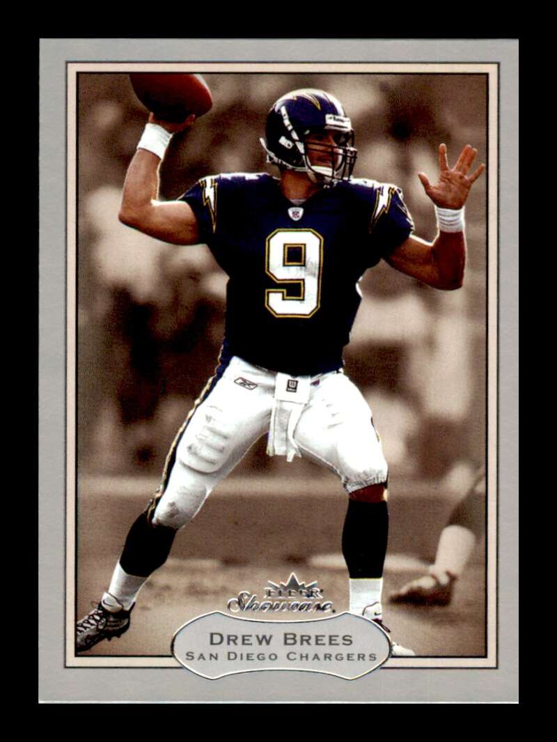 Load image into Gallery viewer, 2003 Fleer Showcase Drew Brees #3 San Diego Chargers Image 1
