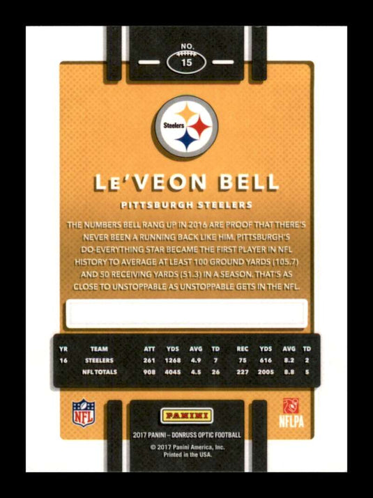 2017 Donruss Optic Le'Veon Bell