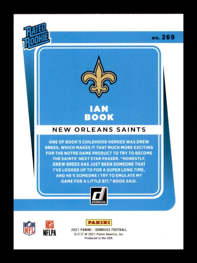 Load image into Gallery viewer, 2021 Donruss Ian Book #269 Rookie RC New Orleans Saints Image 2
