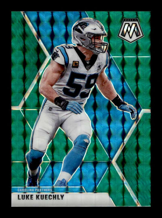 2020 Panini Mosaic Green Mosaic Prizm Luke Kuechly