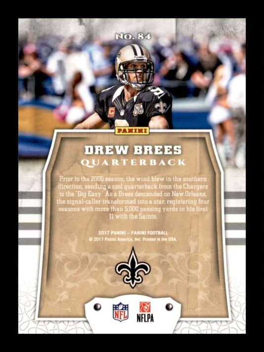 2017 Panini Drew Brees 