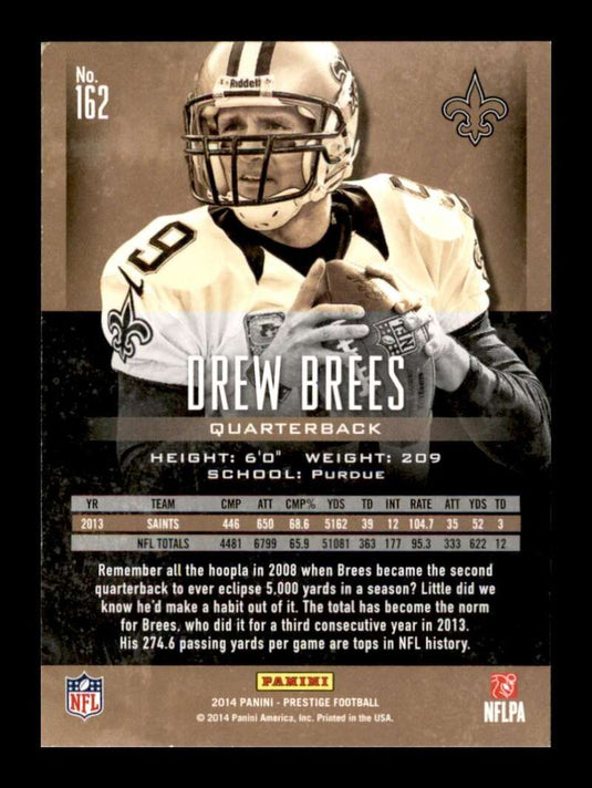 2014 Panini Prestige Drew Brees 