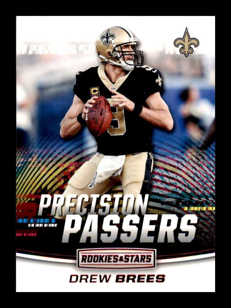 Load image into Gallery viewer, 2018 Panini Rookies &amp; Stars Precision Passers Drew Brees #PP-14 Saints Image 1
