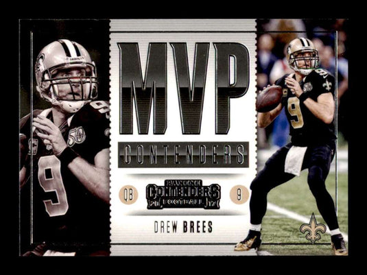 2017 Panini Contenders MVP Drew Brees