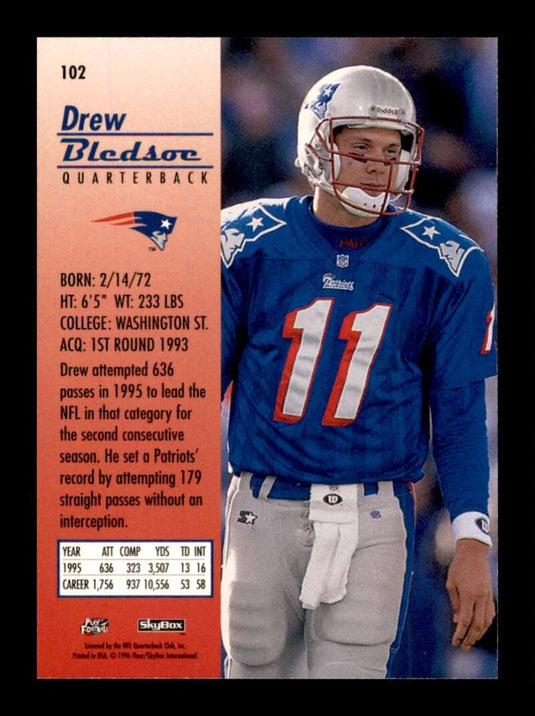 1996 SkyBox Premium Drew Bledsoe