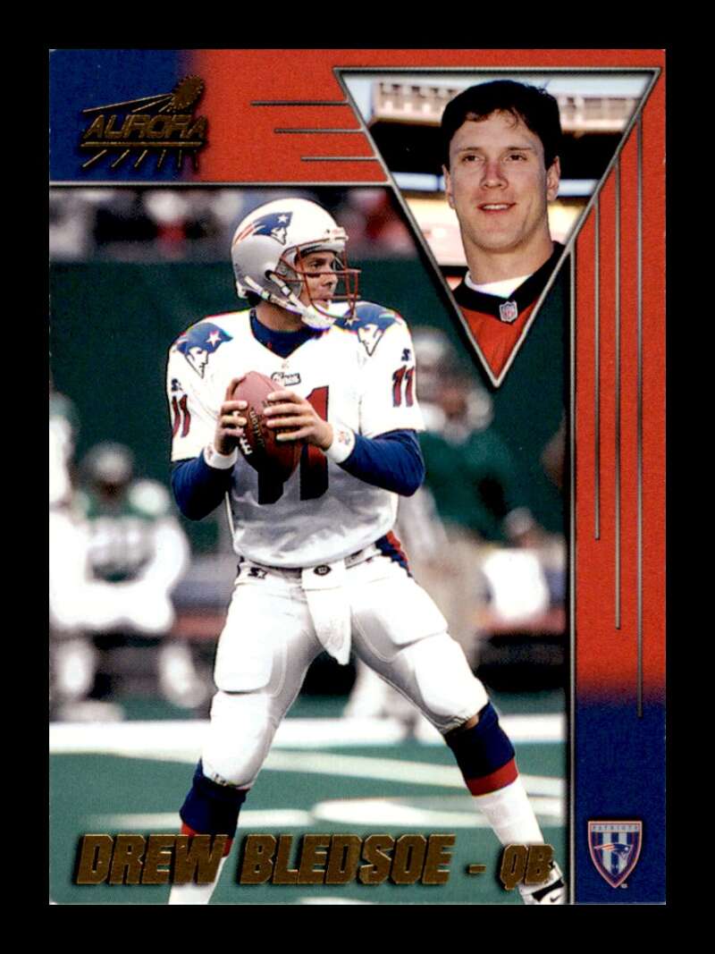 Load image into Gallery viewer, 1998 Pacific Aurora Drew Bledsoe #99 New England Patriots Image 1
