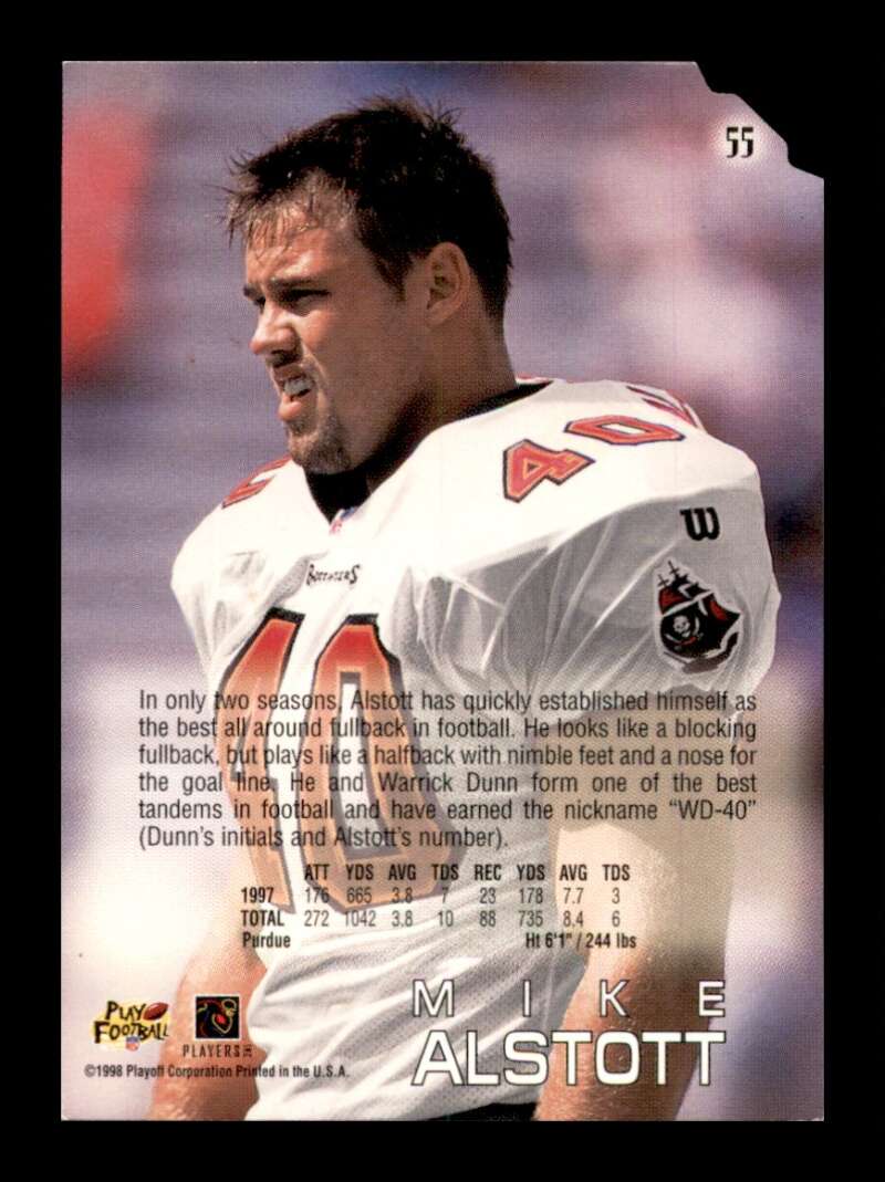 Load image into Gallery viewer, 1998 Playoff Absolute Mike Alstott #55 Tampa Bay Buccaneers Image 2
