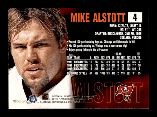 1999 SkyBox Dominion Mike Alstott