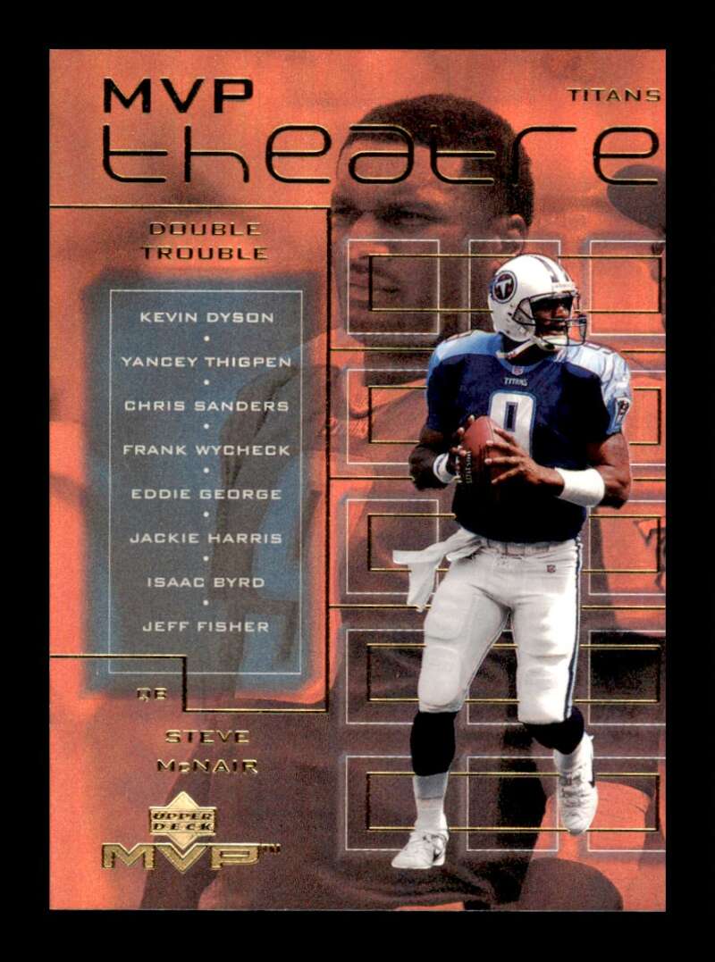 Load image into Gallery viewer, 2000 Upper Deck MVP Theatre Steve McNair #M5 Tennessee Titans Image 1
