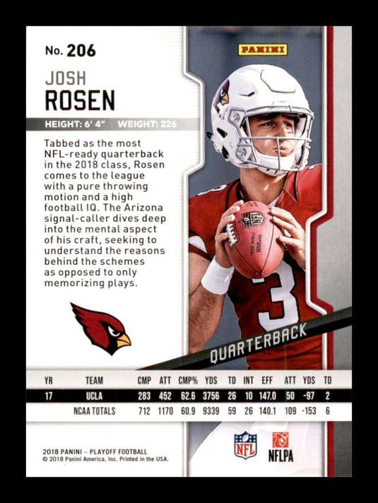 2018 Panini Playoff Josh Rosen