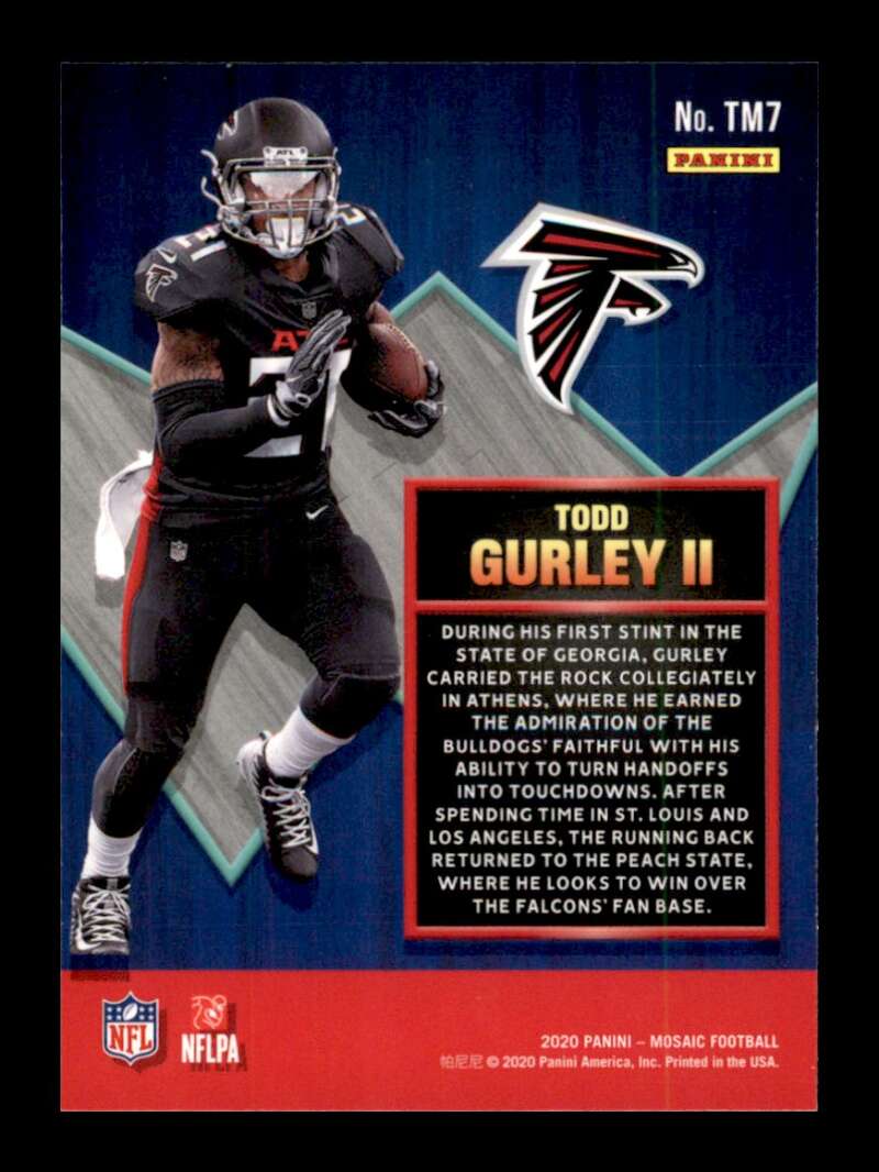 Load image into Gallery viewer, 2020 Panini Mosaic Touchdown Masters Todd Gurley II #TM7 Atlanta Falcons Image 2
