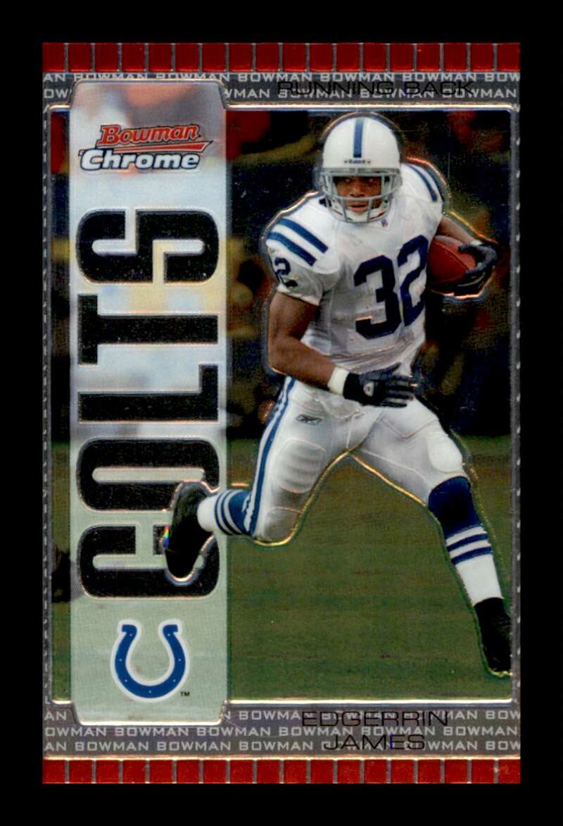 Load image into Gallery viewer, 2005 Bowman Chrome Edgerrin James #54 Indianapolis Colts Image 1
