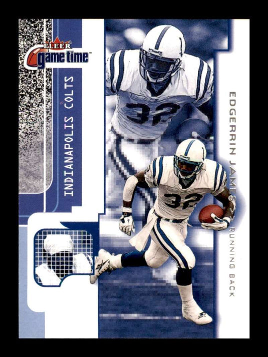 2001 Fleer Game Time Edgerrin James 