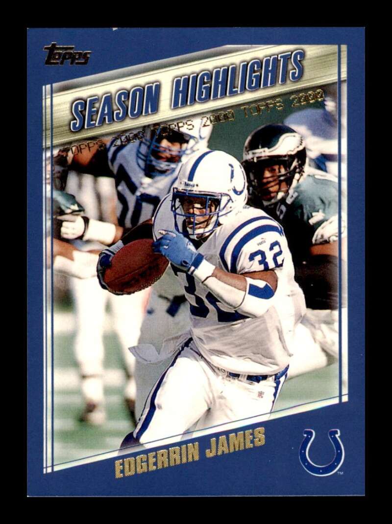 Load image into Gallery viewer, 2000 Topps Edgerrin James #327 Indianapolis Colts Image 1
