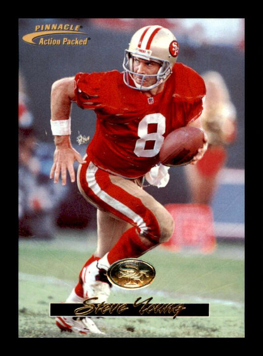 1996 Pinnacle Action Packed Steve Young 