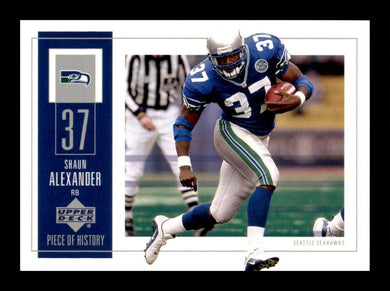 2002 Upper Deck UD Piece of History Shaun Alexander 