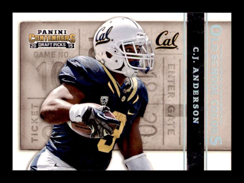 Load image into Gallery viewer, 2015 Panini Contenders Draft C.J. Anderson #8 California Golden Bears Image 1
