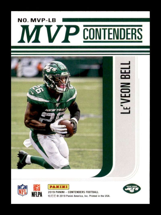 2019 Panini Contenders MVP Le'Veon Bell 