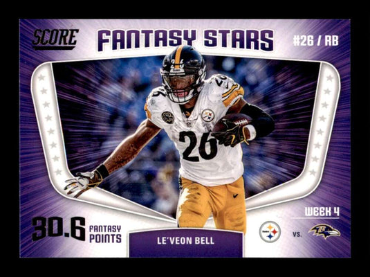 2018 Score Fantasy Stars Le'Veon Bell 