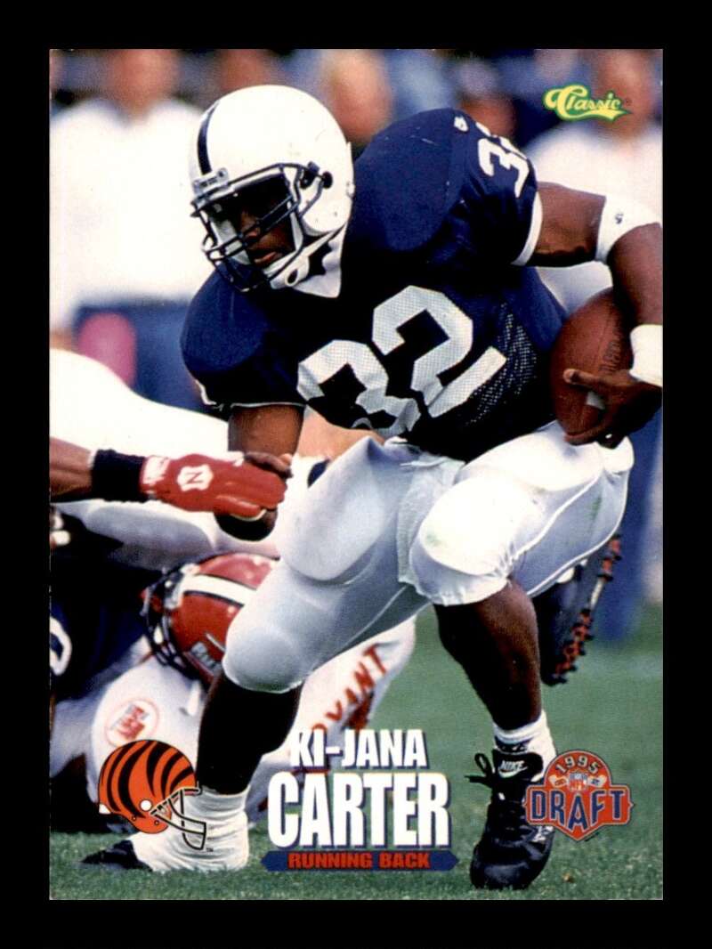 Load image into Gallery viewer, 1995 Classic NFL Rookies Ki-Jana Carter #67 Rookie RC Cincinnati Bengals Image 1
