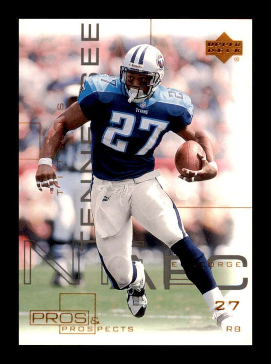 2000 Upper Deck Pros & Prospects Eddie George 