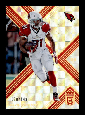 2017 Donruss Elite Red David Johnson 