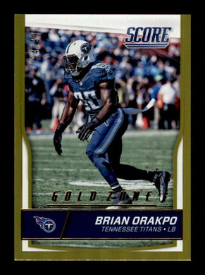 2016 Score Gold Zone Brian Orakpo 