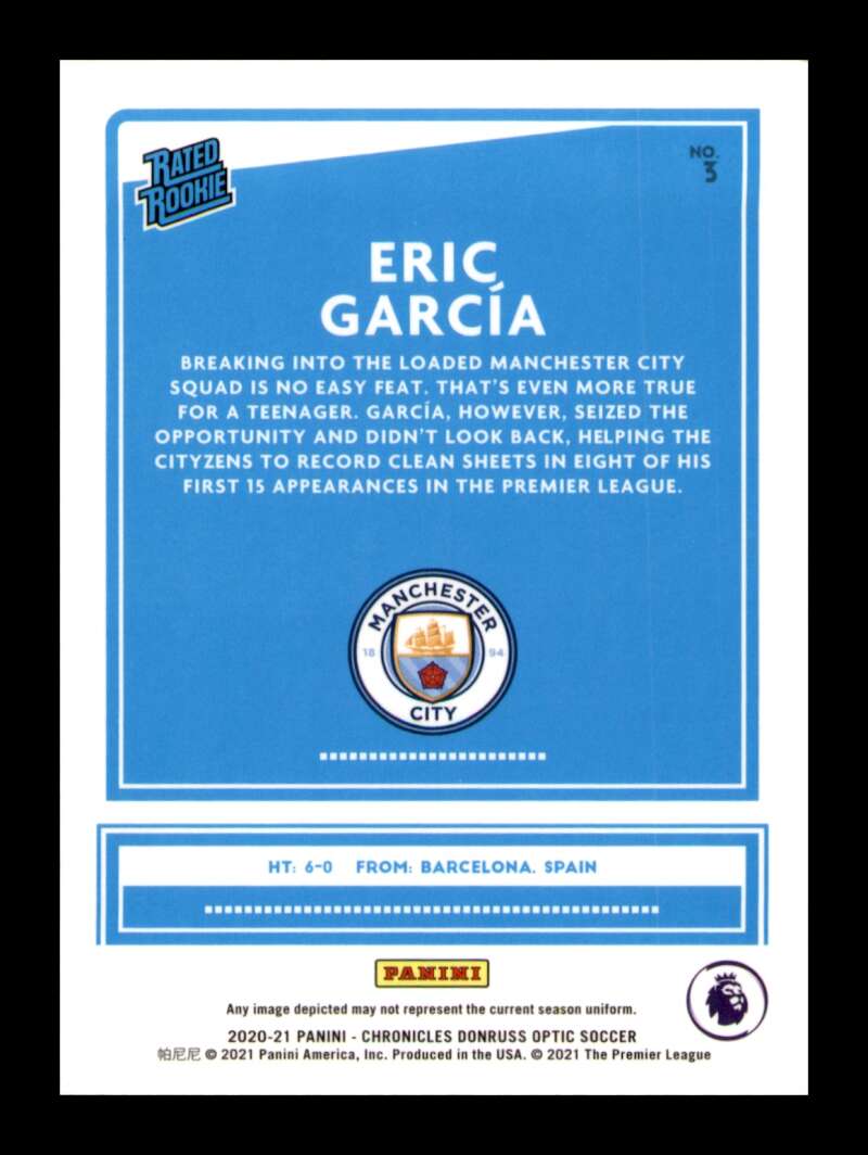 Load image into Gallery viewer, 2020 Panini Chronicles Donruss Optic Eric Garcia #3 Rookie RC Spain Image 2
