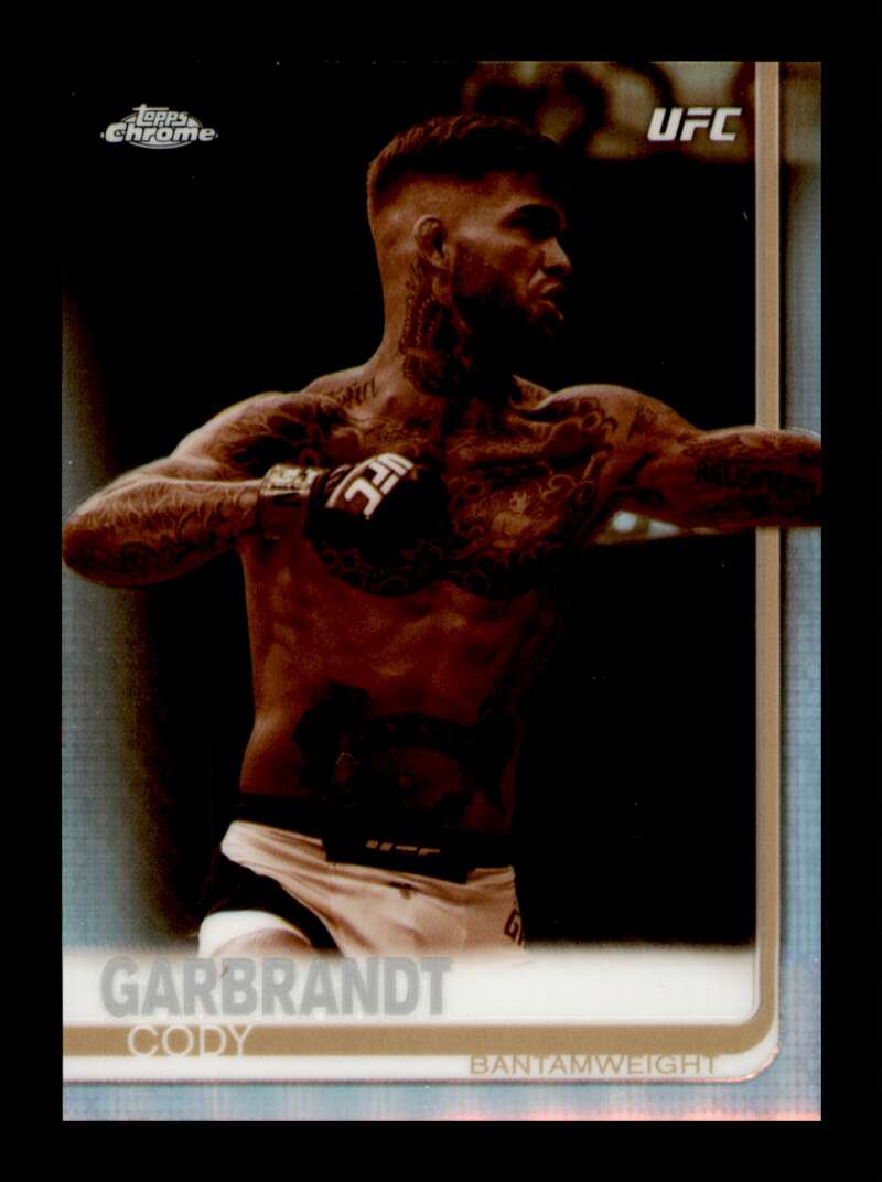 Load image into Gallery viewer, 2019 Topps UFC Chrome Sepia Refractor Cody Garbrandt #60 Short Print SP Image 1
