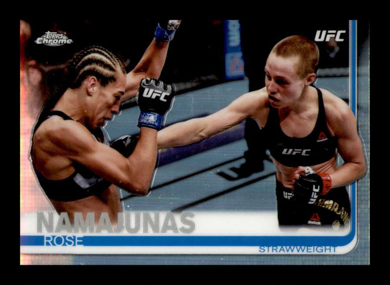 Load image into Gallery viewer, 2019 Topps UFC Chrome Refractor Rose Namajunas #10 Short Print SP Image 1
