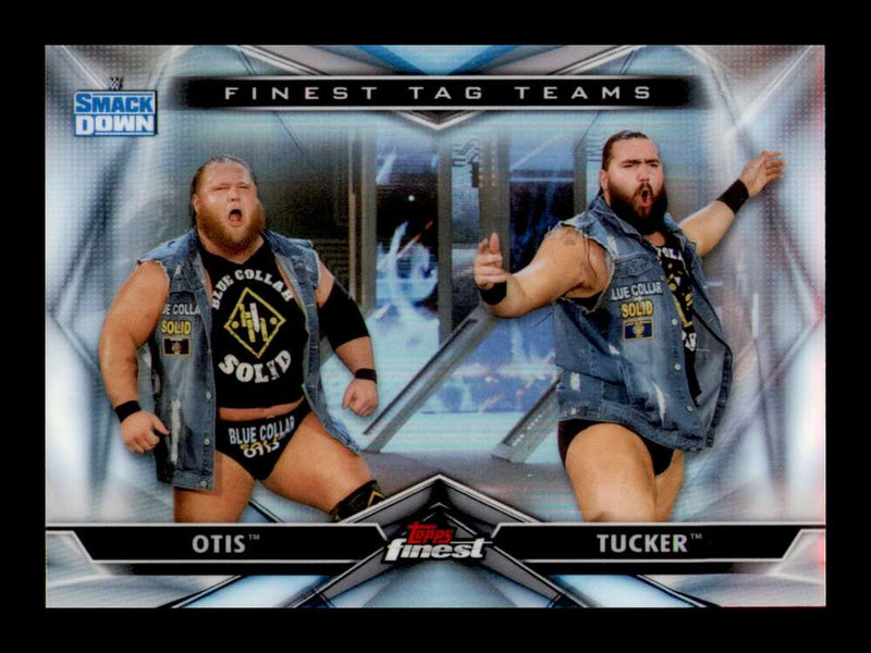 Load image into Gallery viewer, 2020 Topps WWE Finest Otis Tucker #TT-1 Finest Tag Teams Heavy Machinery Image 1

