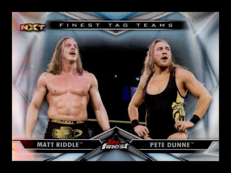 Load image into Gallery viewer, 2020 Topps WWE Finest Matt Riddle Pete Dunne #TT-13 Finest Tag Teams Image 1

