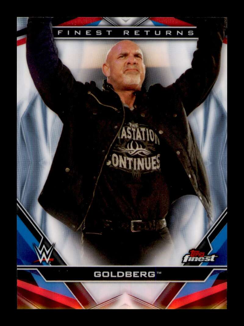 Load image into Gallery viewer, 2020 Topps WWE Finest Goldberg #R-11 Finest Returns Image 1
