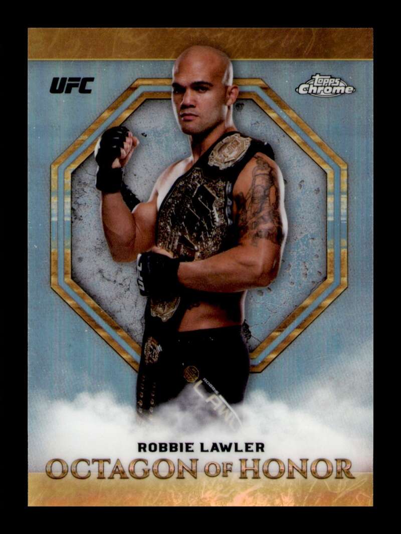 Load image into Gallery viewer, 2019 Topps UFC Chrome Ocatgon Of Honor Robbie Lawler #OH-RL Image 1
