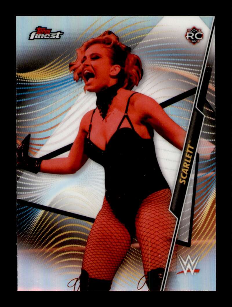 Load image into Gallery viewer, 2020 Topps WWE Finest Refractor Scarlett #92 Rookie RC SP Image 1
