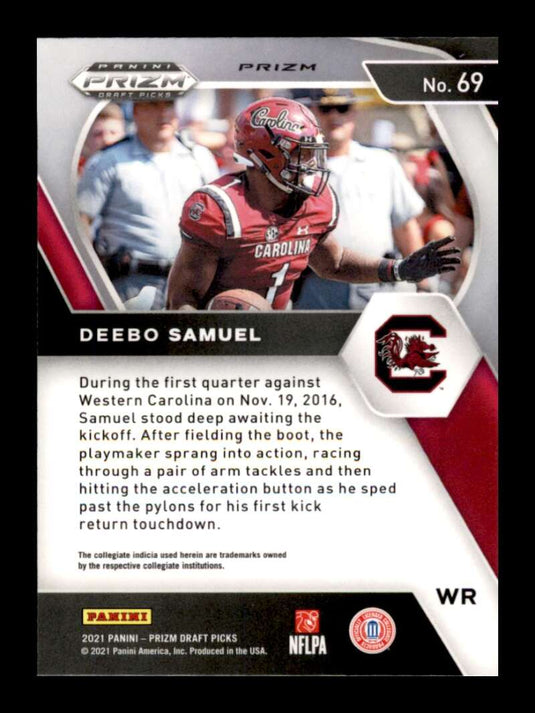 2021 Panini Prizm Draft Green Prizm Deebo Samuel