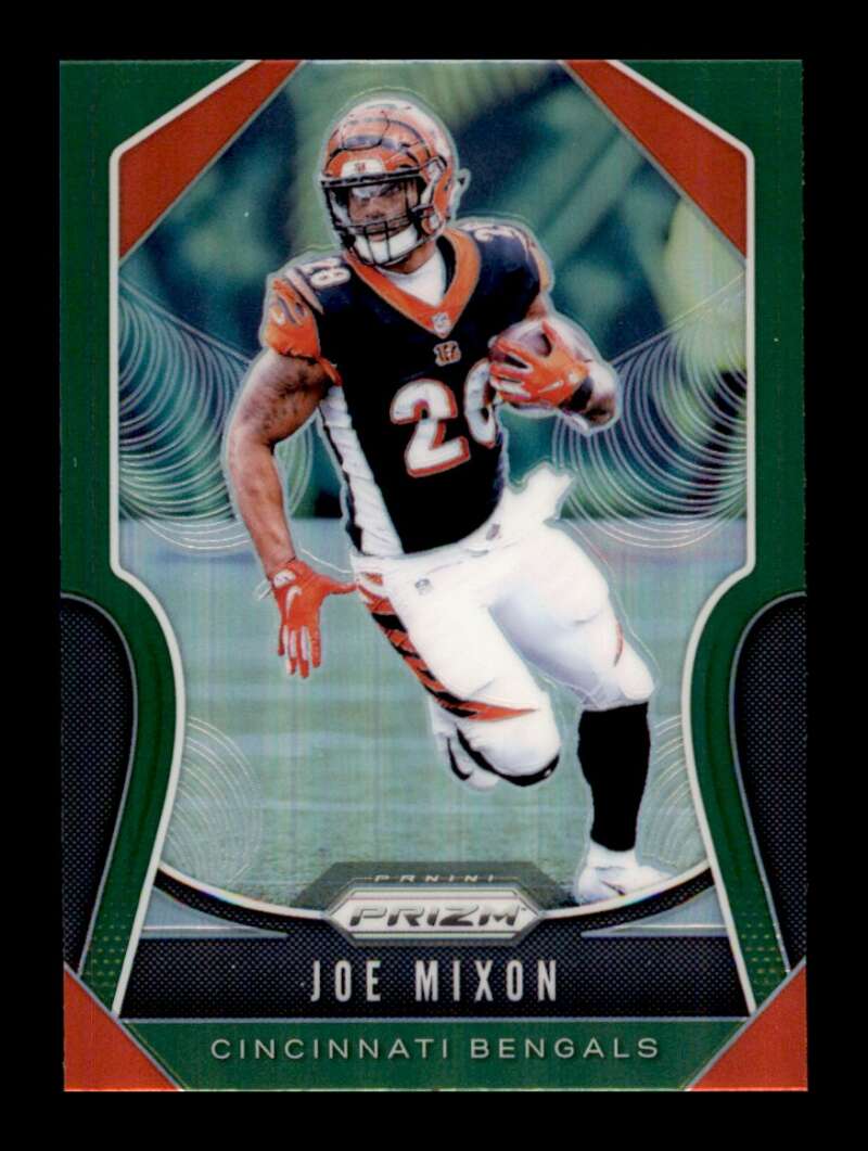 Load image into Gallery viewer, 2019 Panini Prizm Green Prizm Joe Mixon #80 Cincinnati Bengals Image 1
