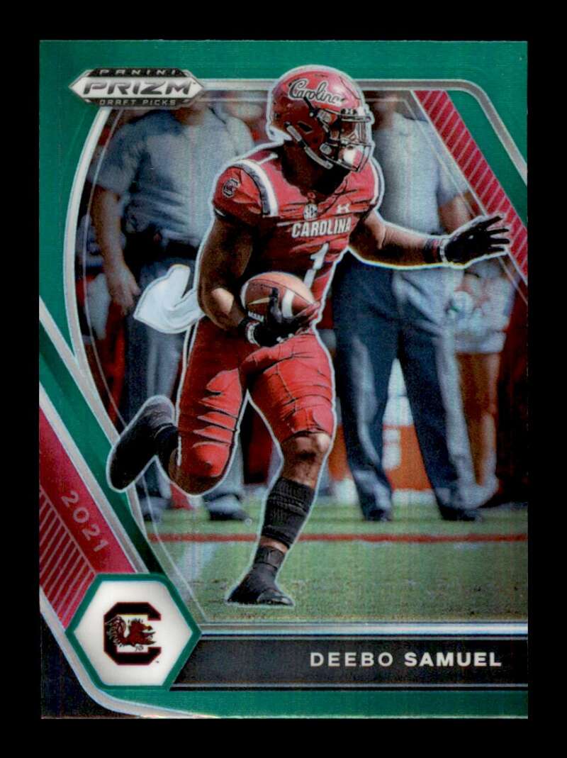 Load image into Gallery viewer, 2021 Panini Prizm Draft Green Prizm Deebo Samuel #69 South Carolina Gamecocks Image 1
