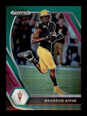 2021 Panini Prizm Draft Green Prizm Brandon Aiyuk 